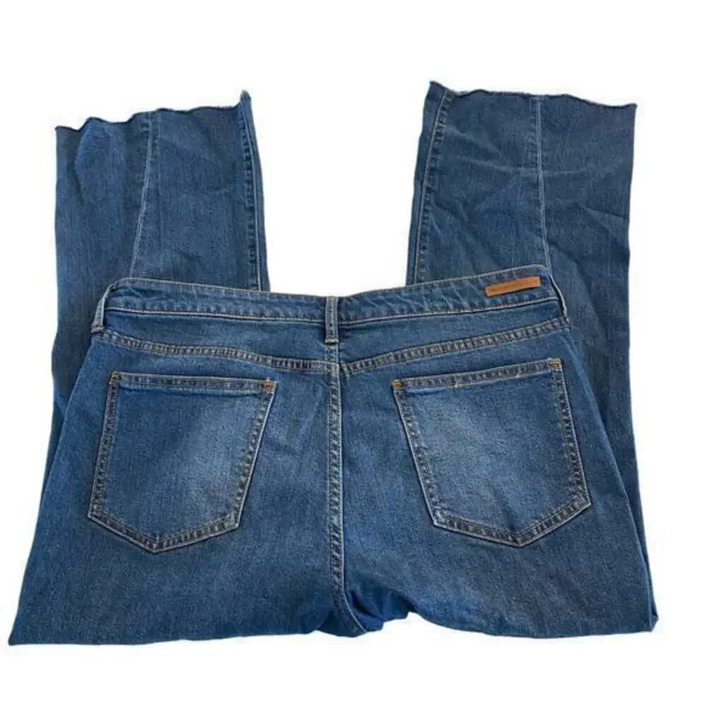Pilcro and the Letterpress High-Rise Flare Cropped Jeans size‎ 31 Petite